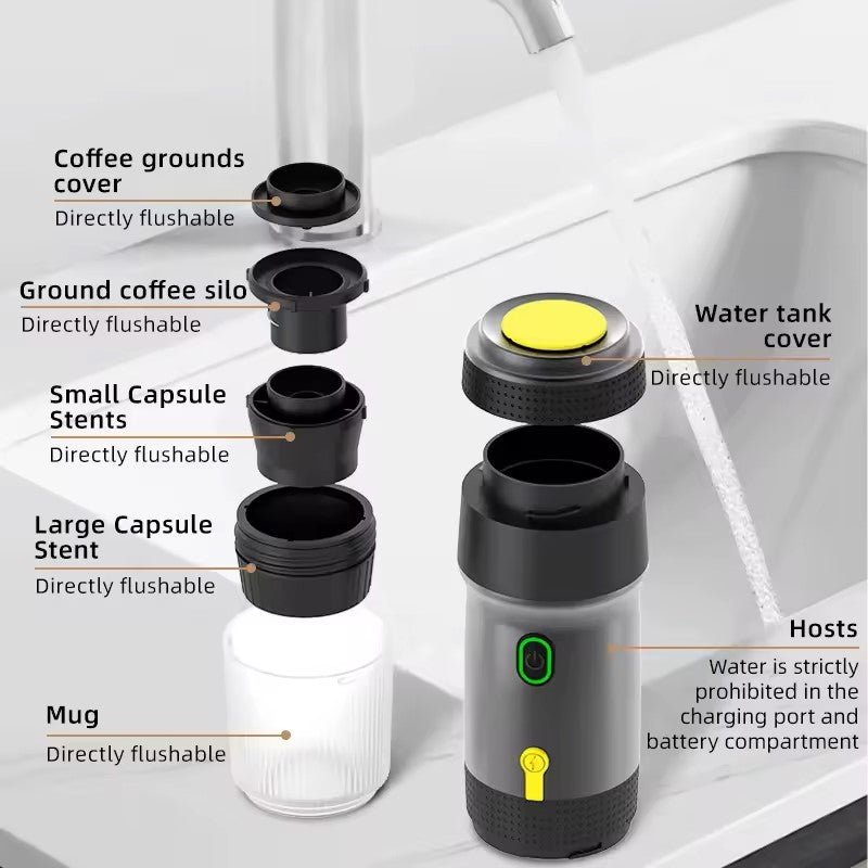 Italian Espresso Express Portable Coffee Maker