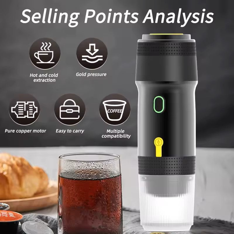 Italian Espresso Express Portable Coffee Maker