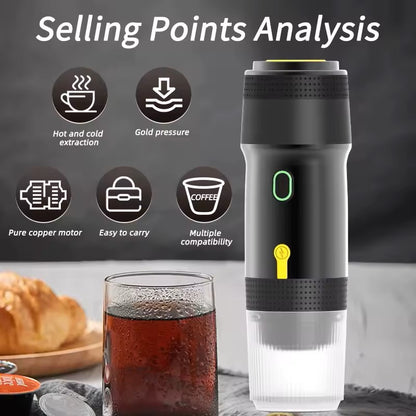 Italian Espresso Express Portable Coffee Maker
