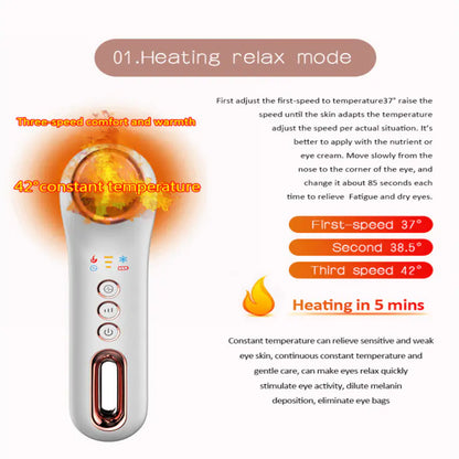 Smart Eye Massage Device with Soothing Eye Mask