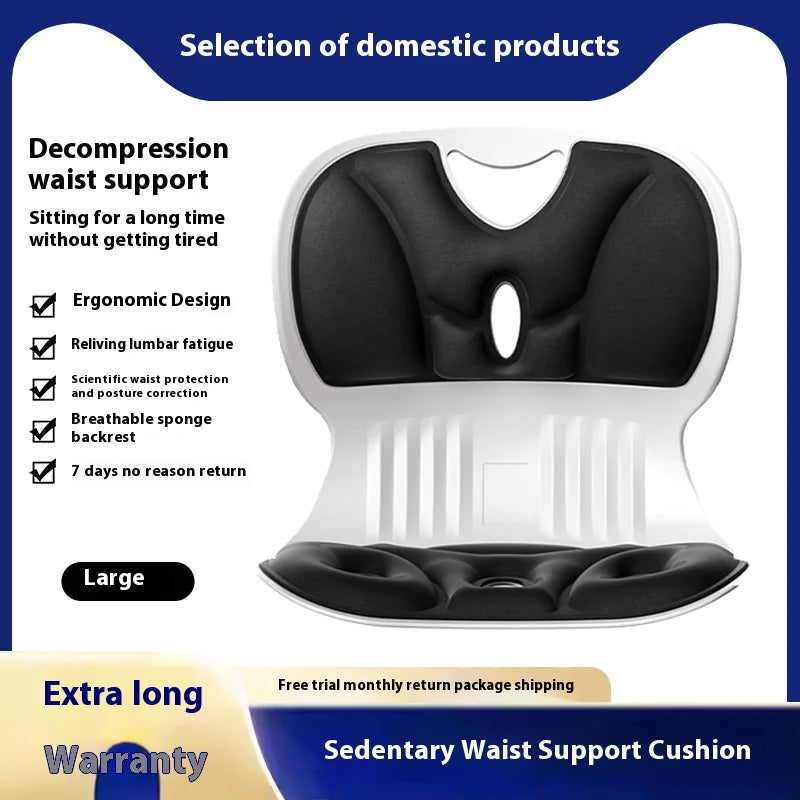 Ergonomic Waist Protection Cushion for Chair – Posture Corrector Back Support Pillow